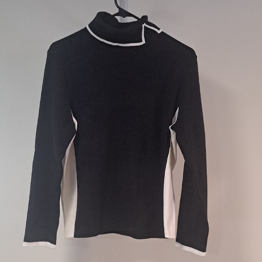 Jennifer Moore Black Knit Sweater